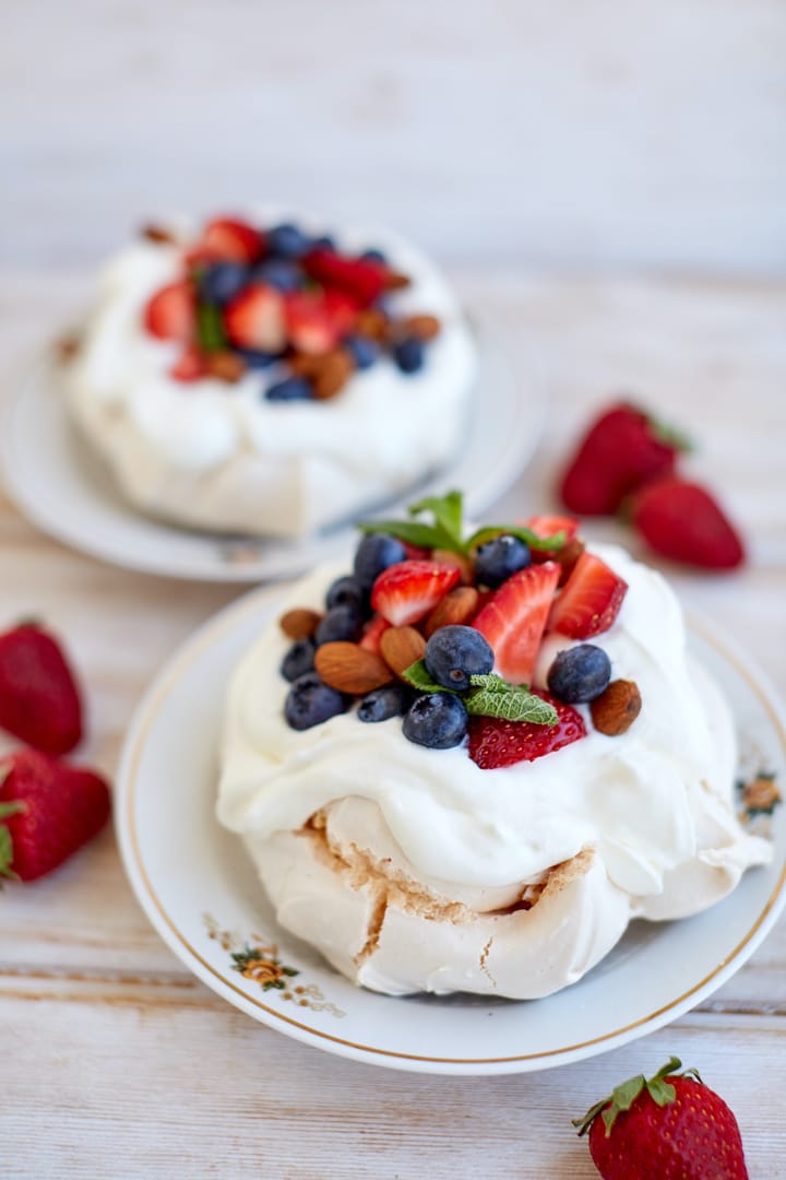 Mini Pavlova torta